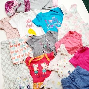 17 pc Mix & Match Outfits Bundle Size 3-6m